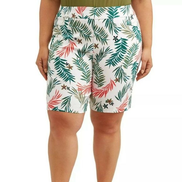 Terra & Sky Pants - Terra & Sky Tropical Shorts 3X (24-26)